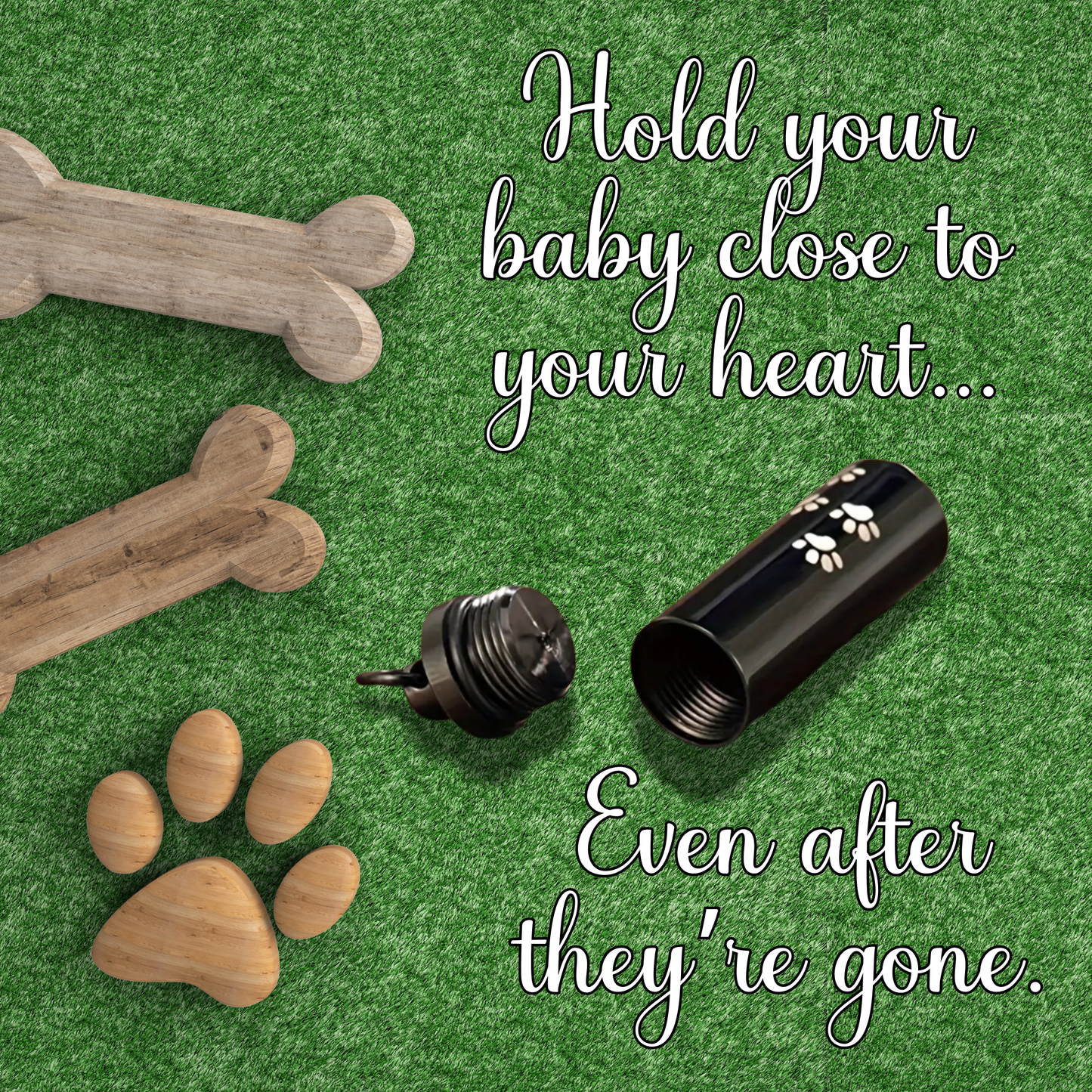 Keepsake Pet Memorial Urn Necklace (Free Engraving)