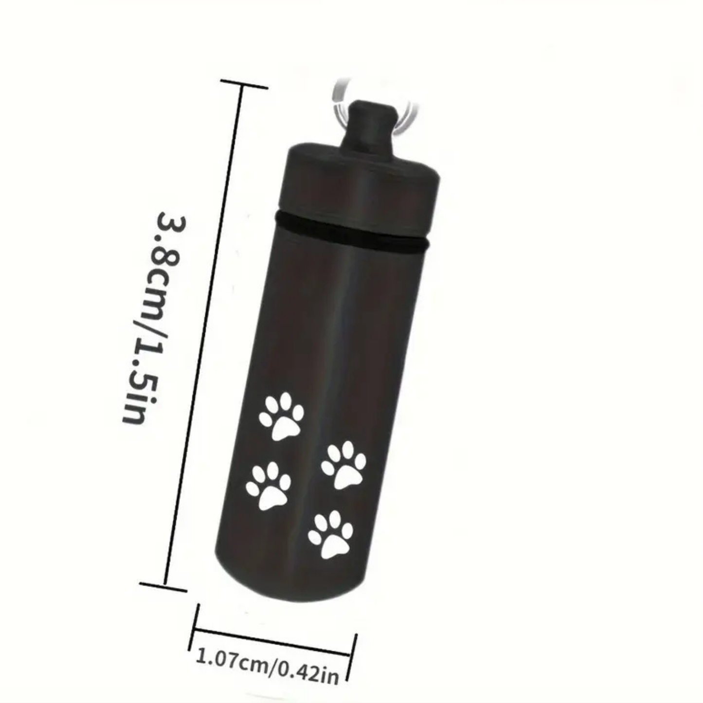 Keepsake Pet Memorial Urn Necklace (Free Engraving)