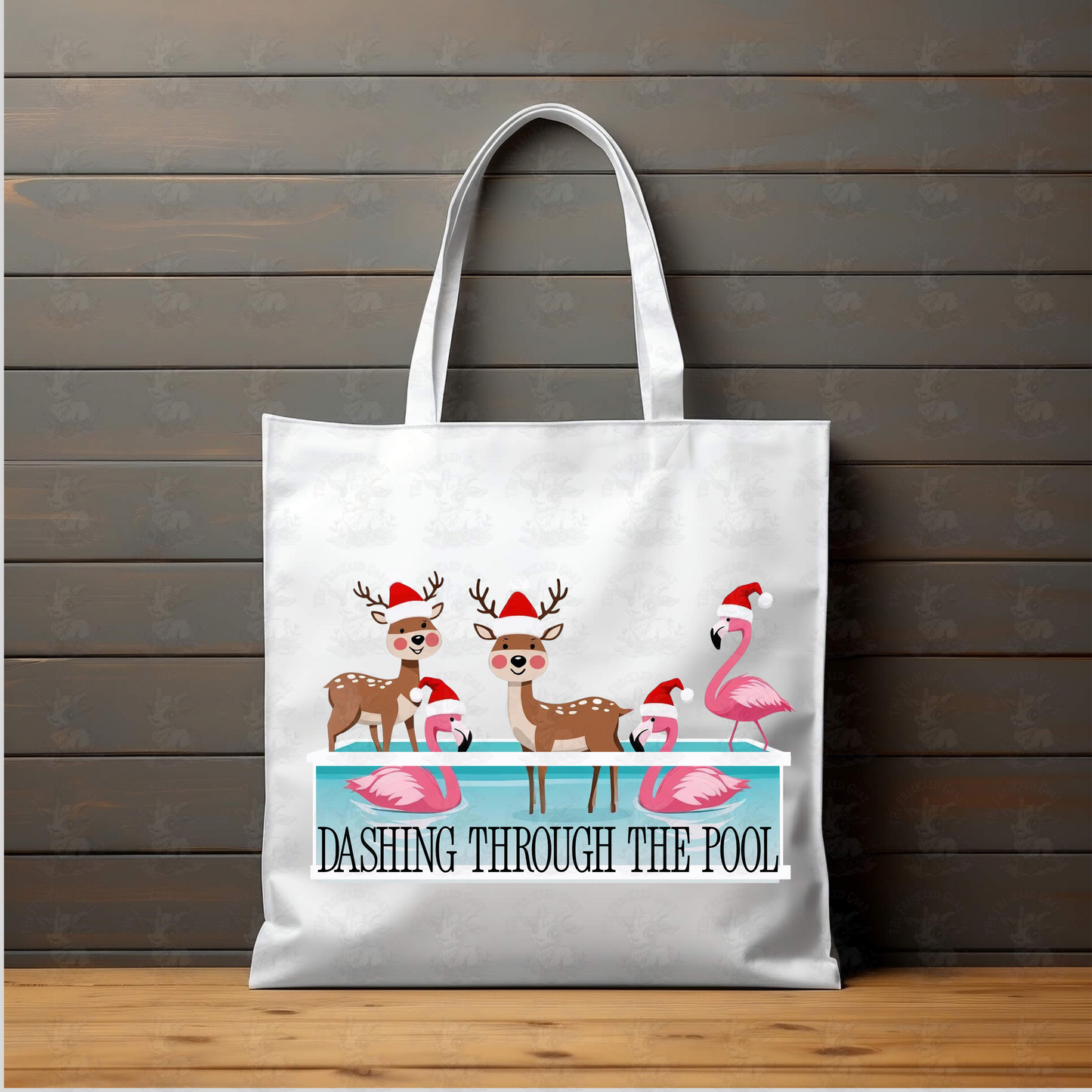 Christmas in July Digital Download | Dashing Through The Pool Christmas Art | Funny Summer Holiday Flamingo & Reindeer Design | Tropical Pool Party Shirt or Decor