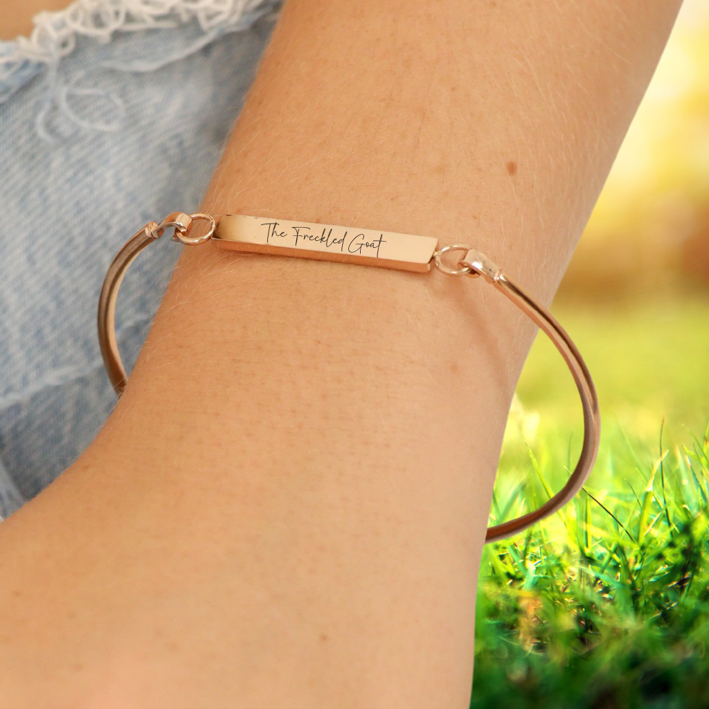 Blank Flat Bar Bracelet (Engravable)