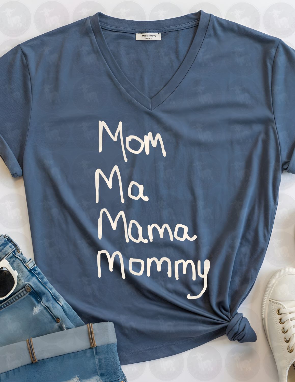 Mom Ma Mama Mommy Handwritten Wall Art | Minimalist Mother’s Day Printable | Nursery or Playroom Decor for Moms | Funny Kid Language Sign