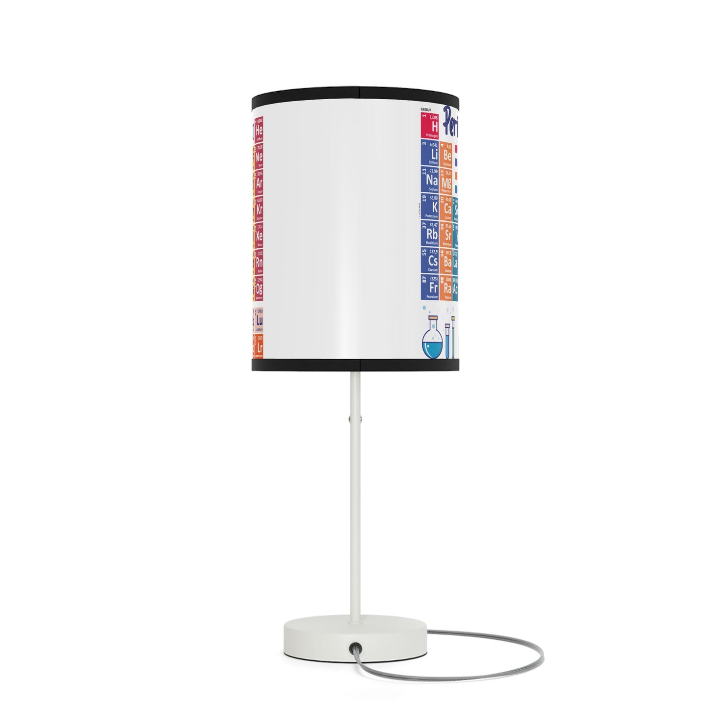 Scientific Periodic Table of Elements -Lamp on a Stand, US|CA plug