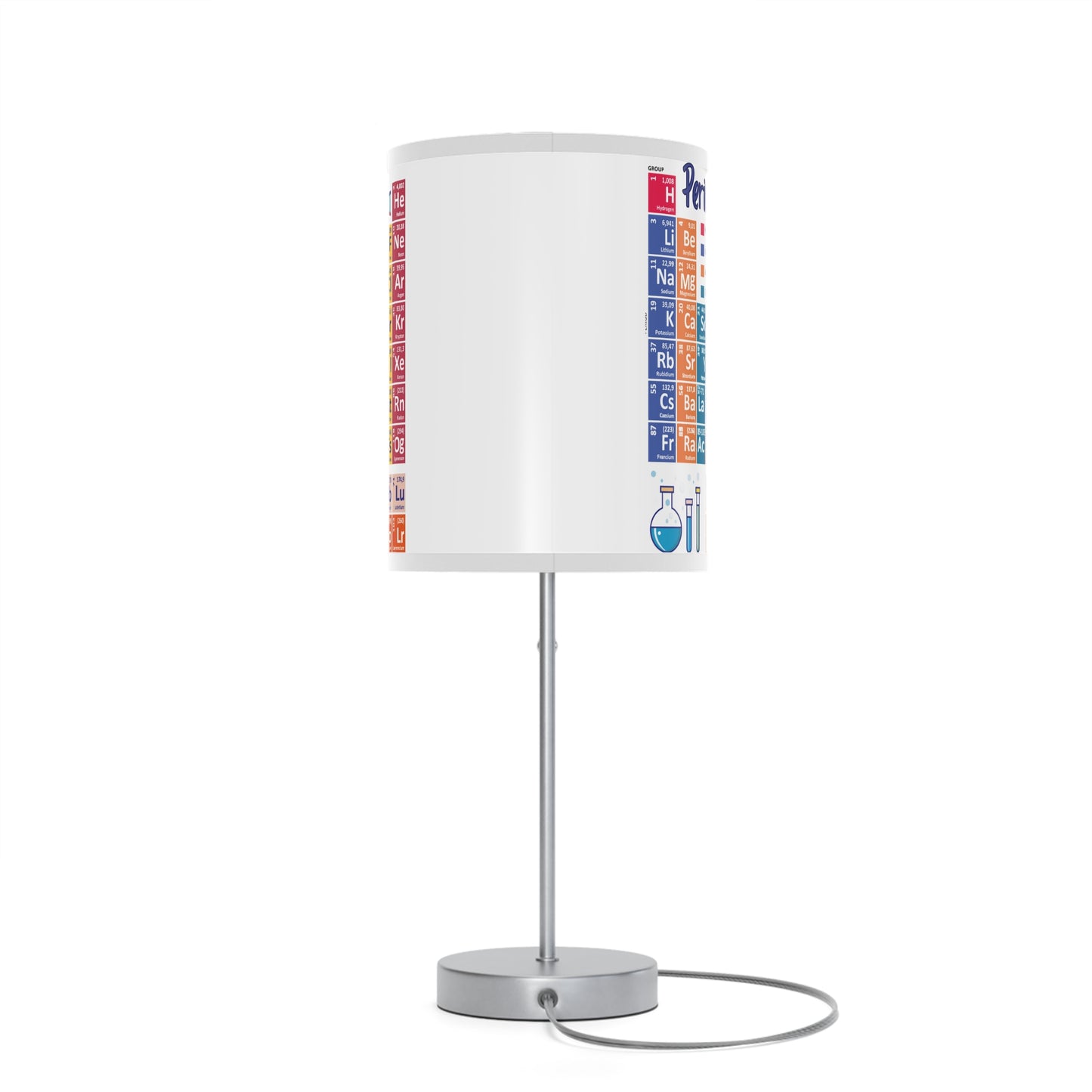 Scientific Periodic Table of Elements -Lamp on a Stand, US|CA plug