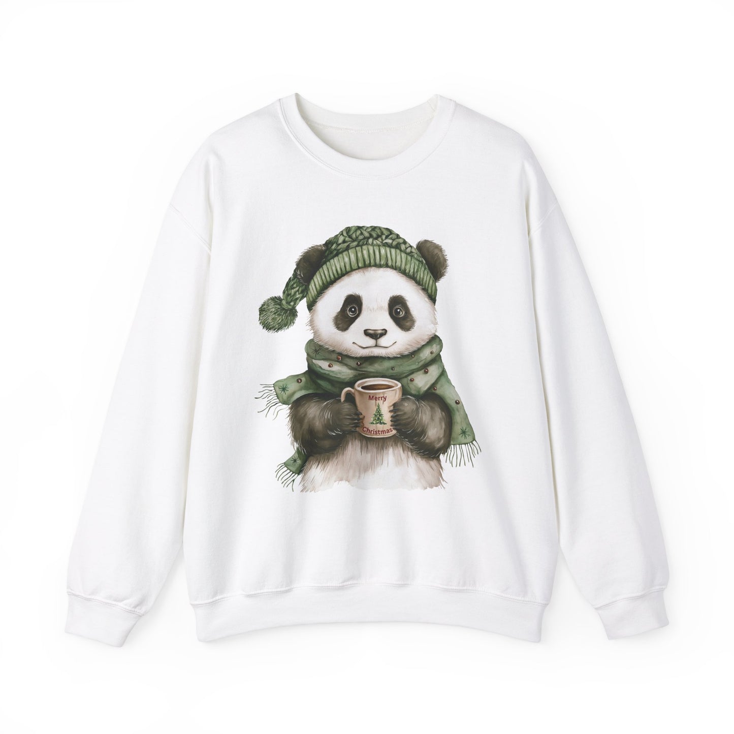 Merry Christmas Panda - Crewneck Sweatshirt