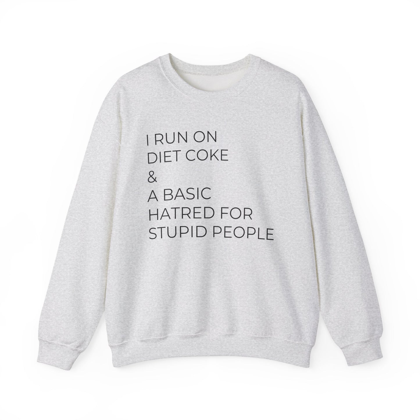 I Run on Diet Coke -Unisex Heavy Blend™ Crewneck Sweatshirt