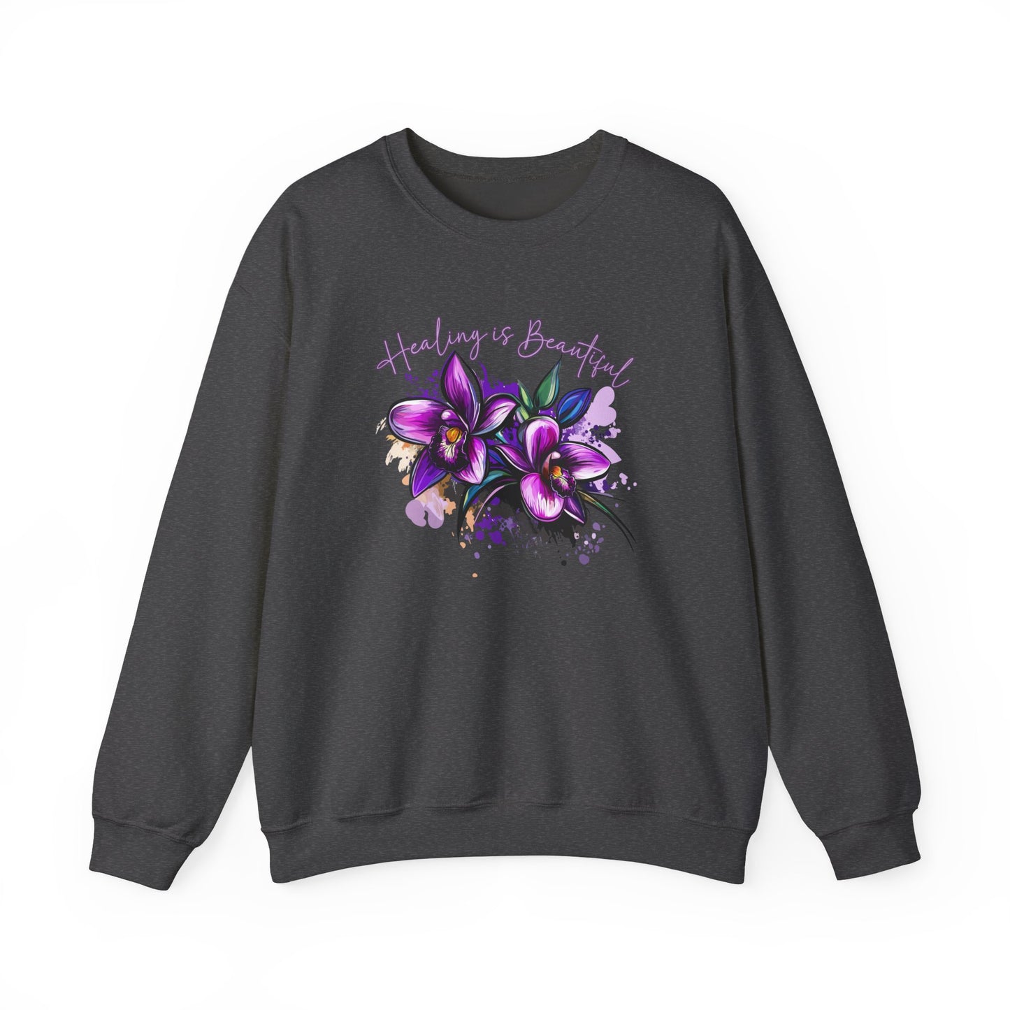 Healing is Beautiful -Unisex Heavy Blend™ Crewneck Sweatshirt