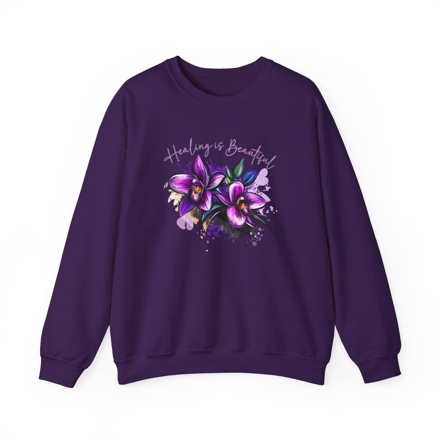 Healing is Beautiful -Unisex Heavy Blend™ Crewneck Sweatshirt