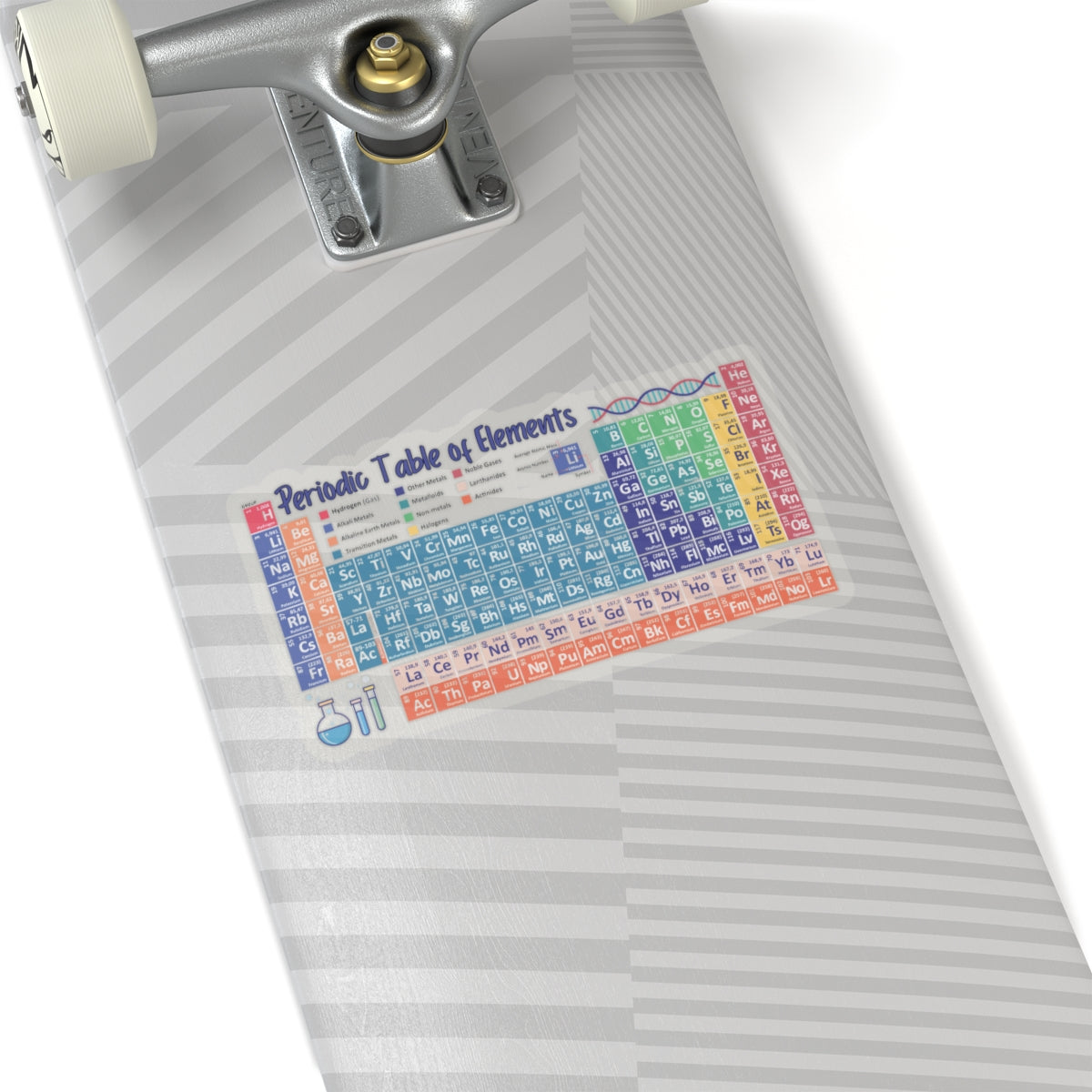 Scientific Periodic Table of Elements -Kiss-Cut Stickers