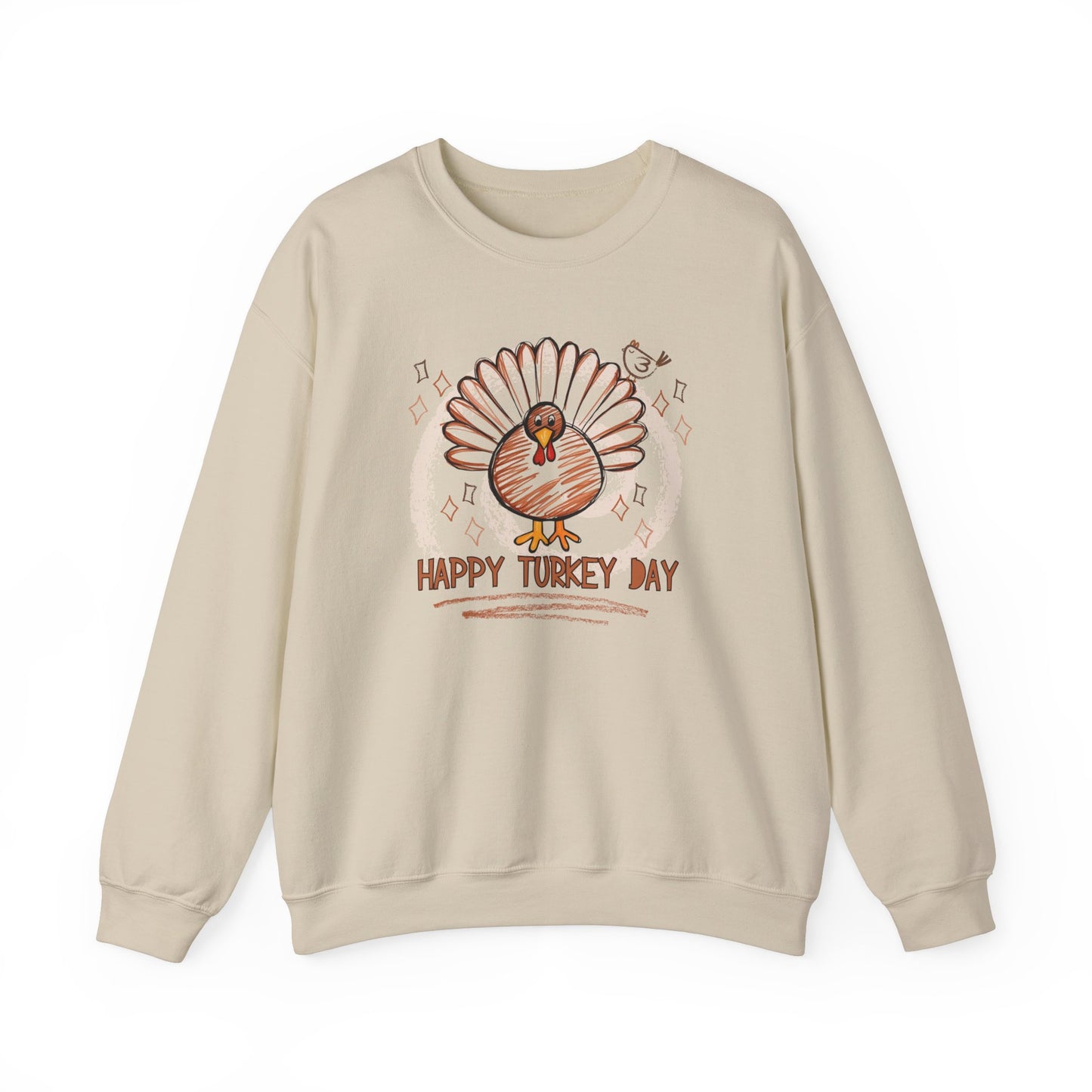 Happy Turkey Day Thanksgiving Holiday Sweatshirt