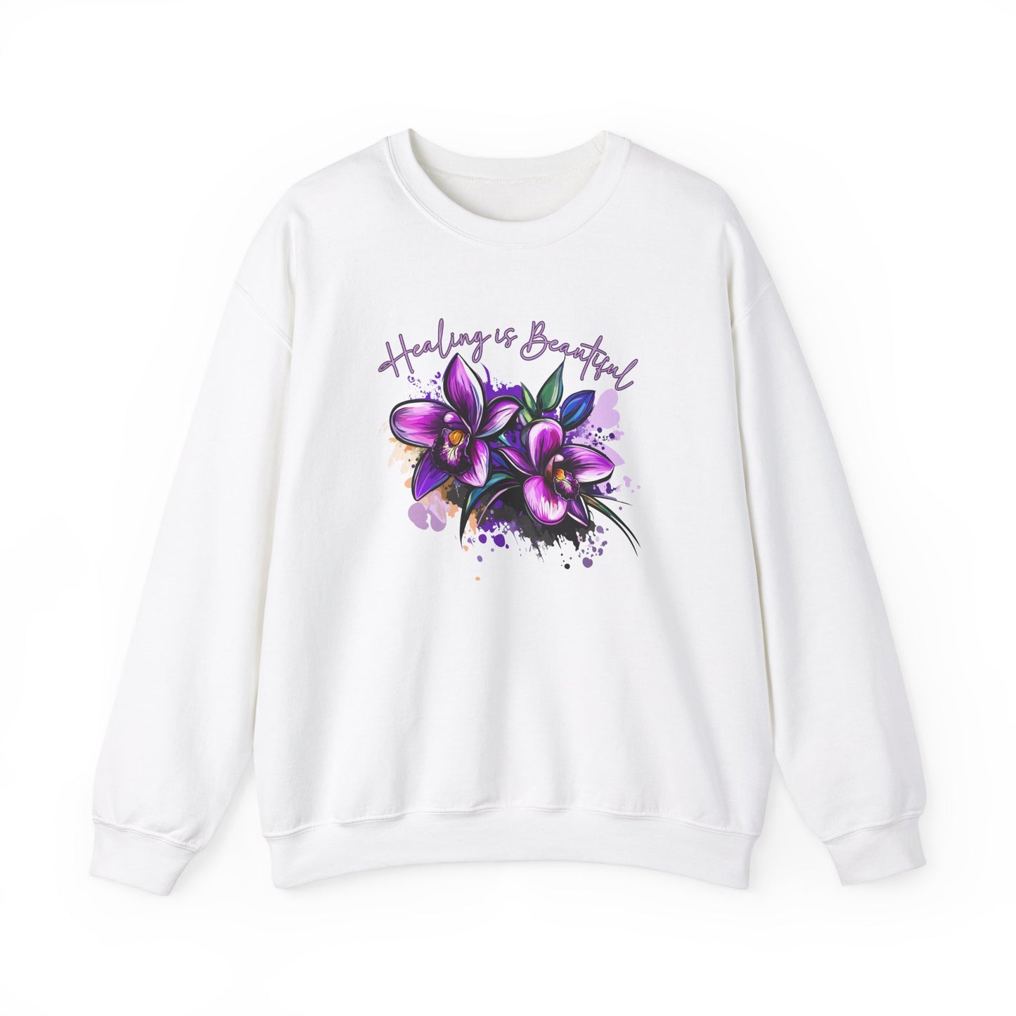 Healing is Beautiful -Unisex Heavy Blend™ Crewneck Sweatshirt