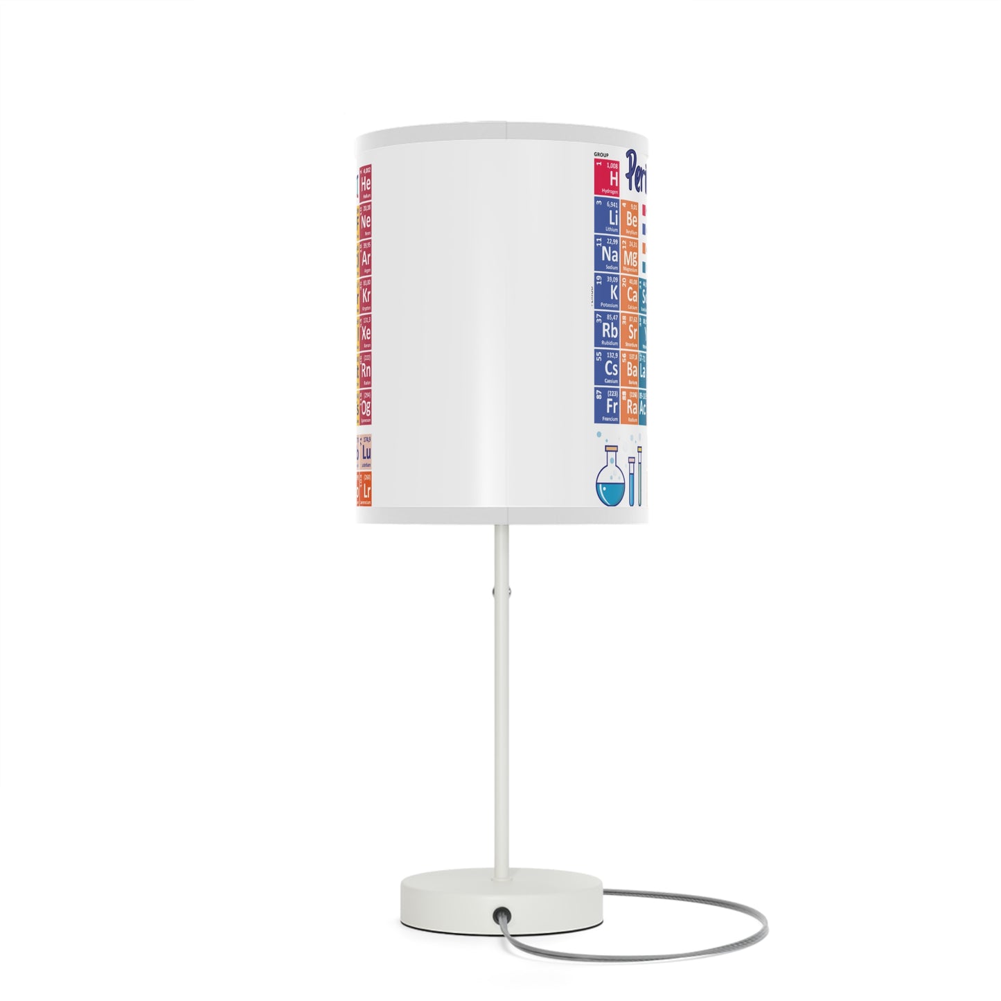 Scientific Periodic Table of Elements -Lamp on a Stand, US|CA plug