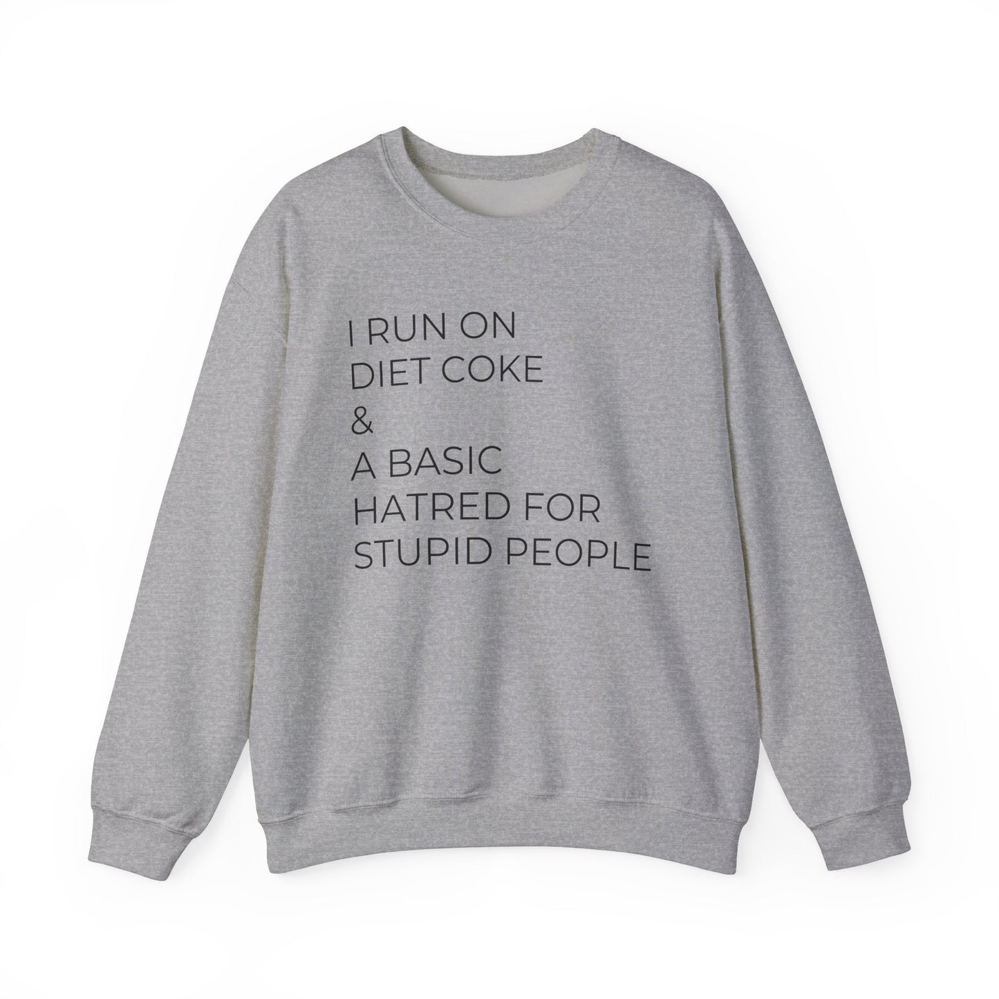 I Run on Diet Coke -Unisex Heavy Blend™ Crewneck Sweatshirt