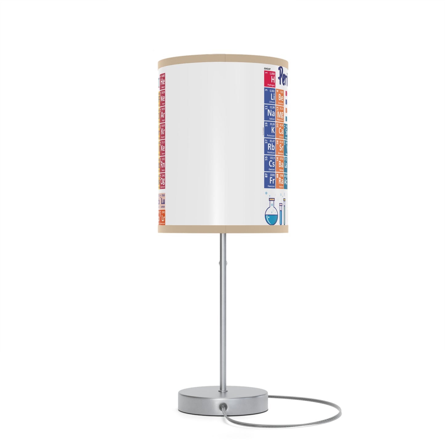 Scientific Periodic Table of Elements -Lamp on a Stand, US|CA plug