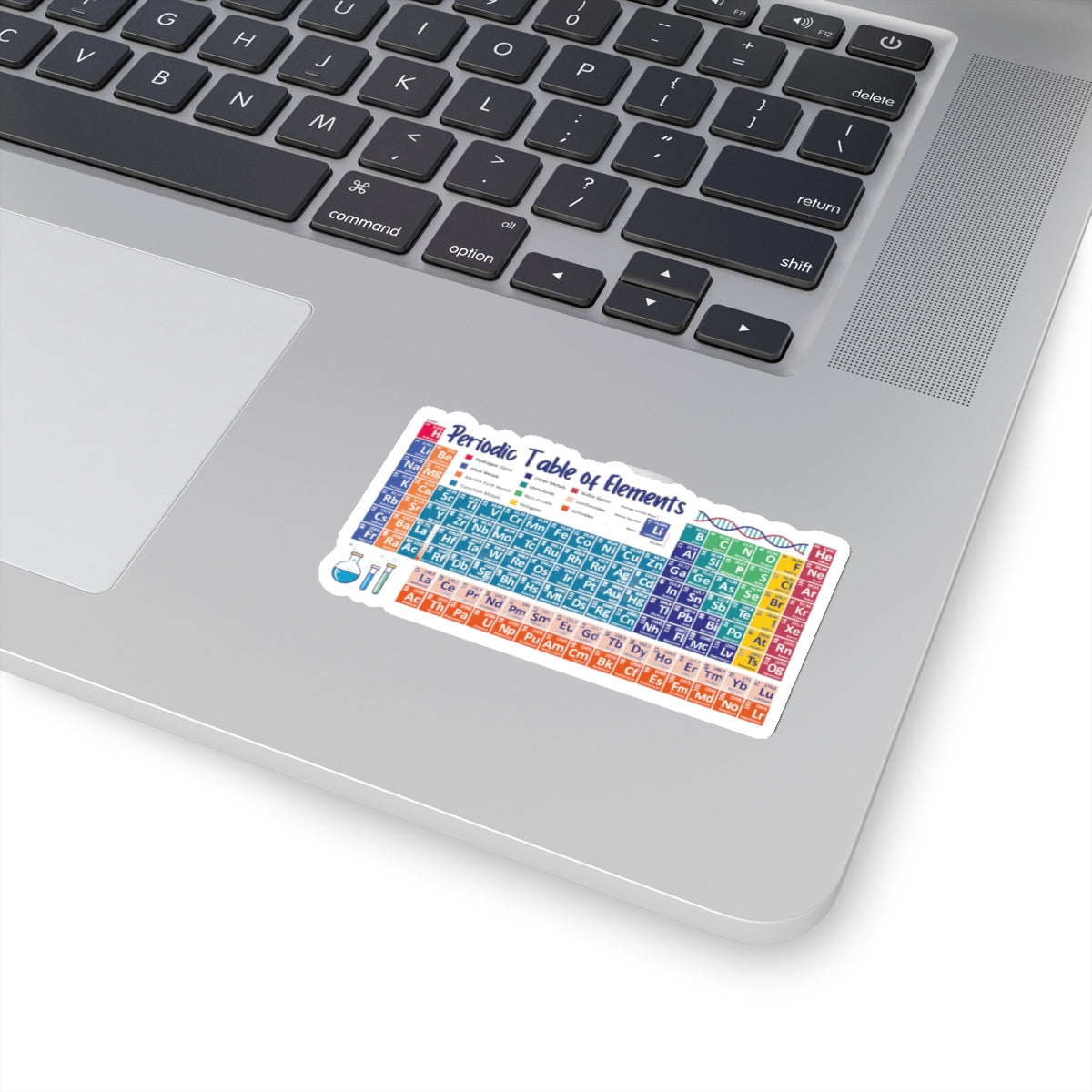 Scientific Periodic Table of Elements -Kiss-Cut Stickers