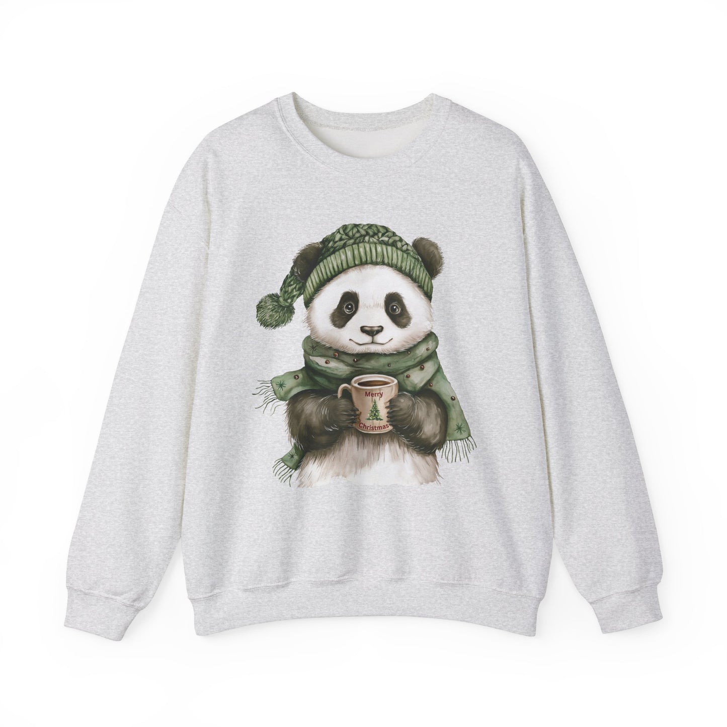 Merry Christmas Panda - Crewneck Sweatshirt