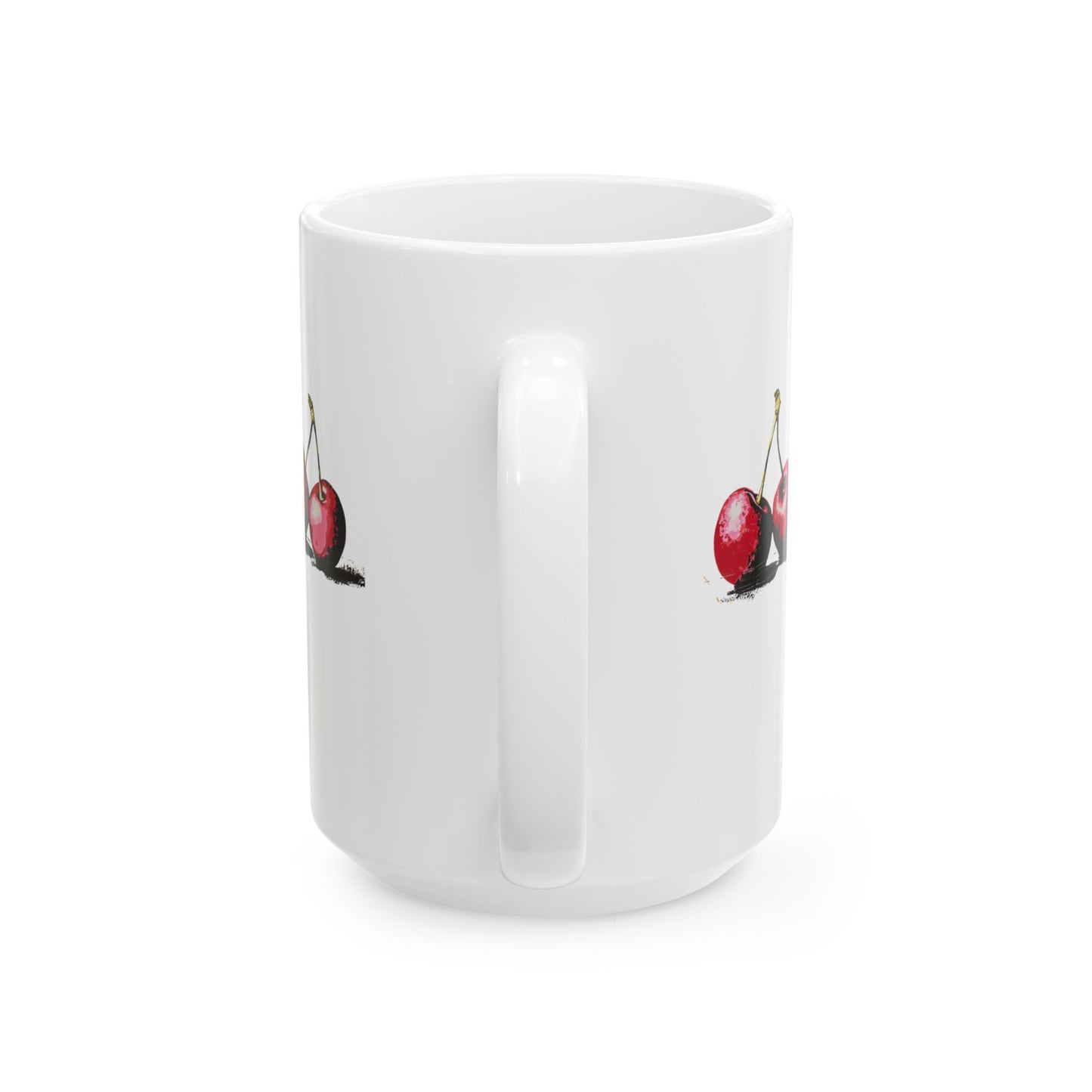 Jubilant Cherries - Ceramic Mug, (11oz, 15oz)