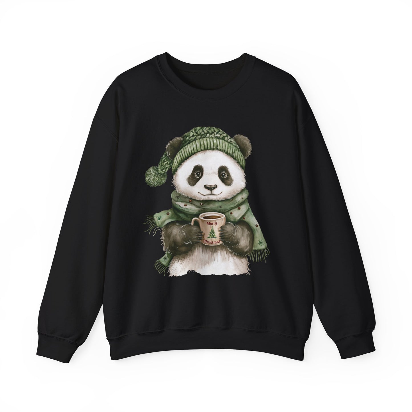 Merry Christmas Panda - Crewneck Sweatshirt