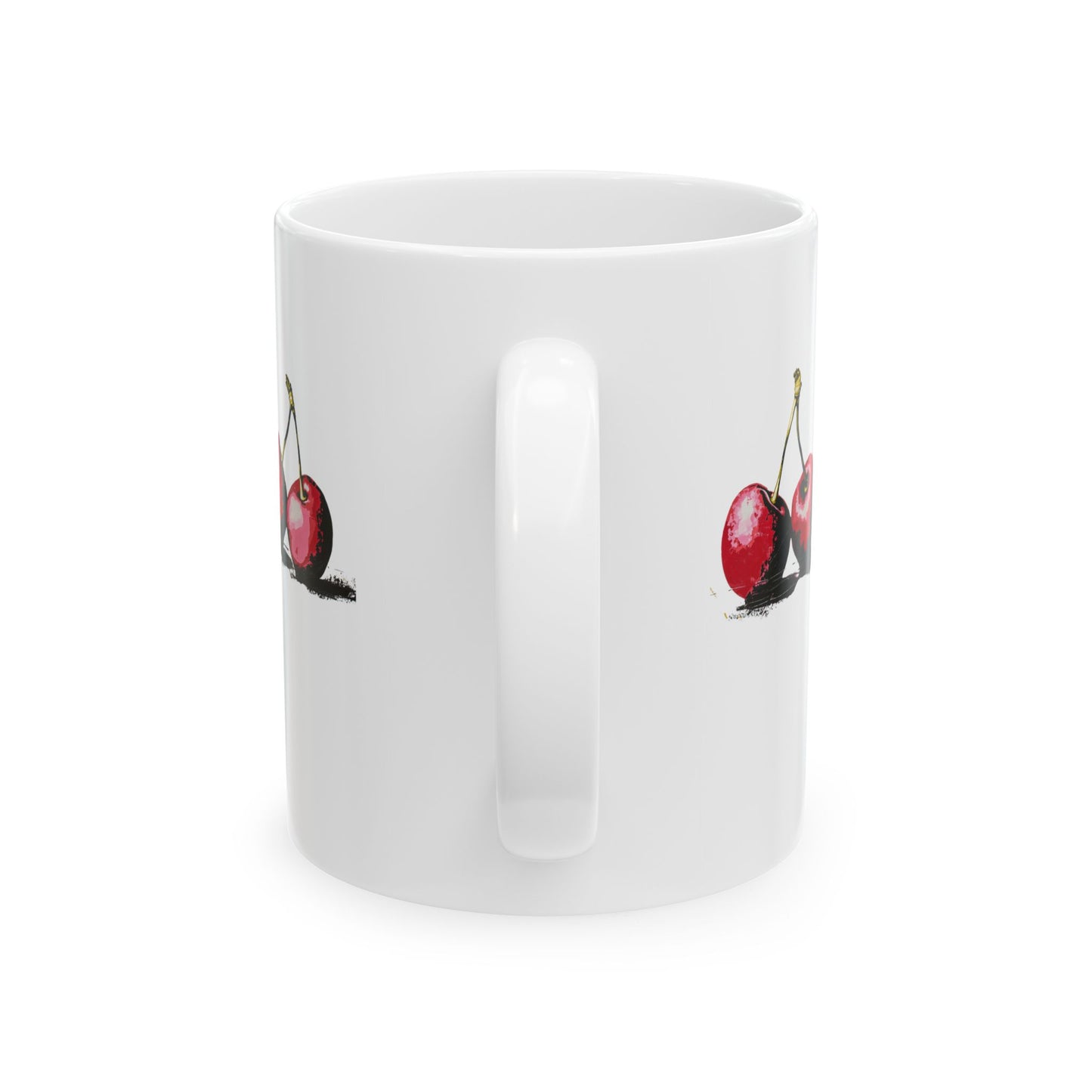 Jubilant Cherries - Ceramic Mug, (11oz, 15oz)