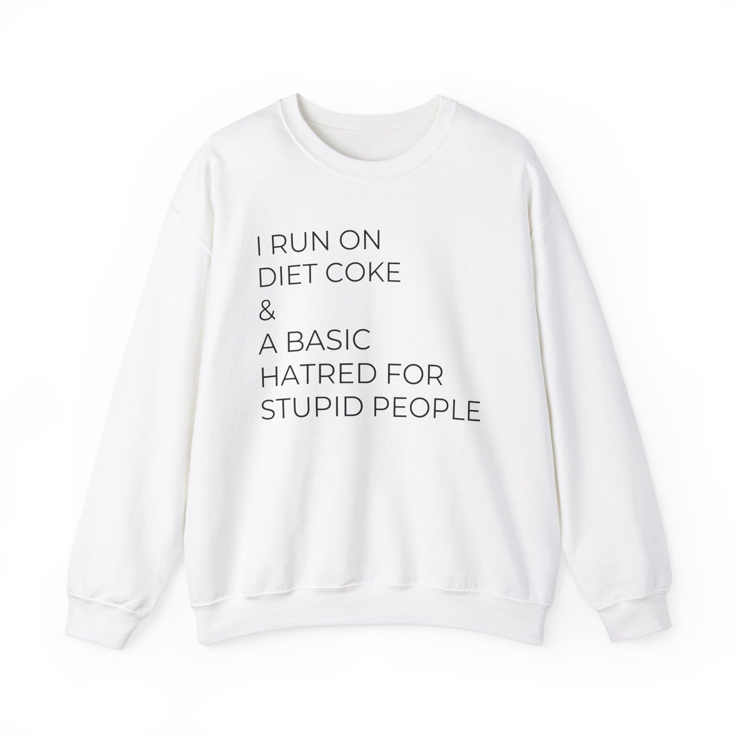 I Run on Diet Coke -Unisex Heavy Blend™ Crewneck Sweatshirt