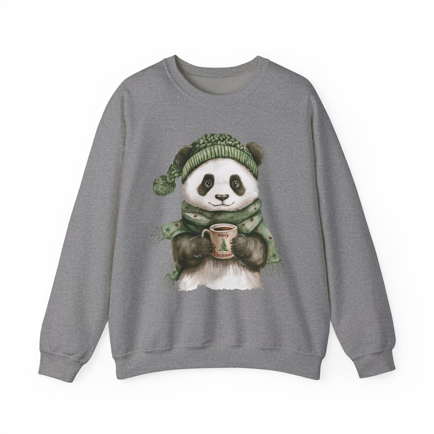 Merry Christmas Panda - Crewneck Sweatshirt