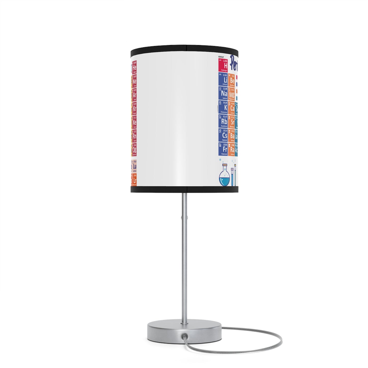 Scientific Periodic Table of Elements -Lamp on a Stand, US|CA plug