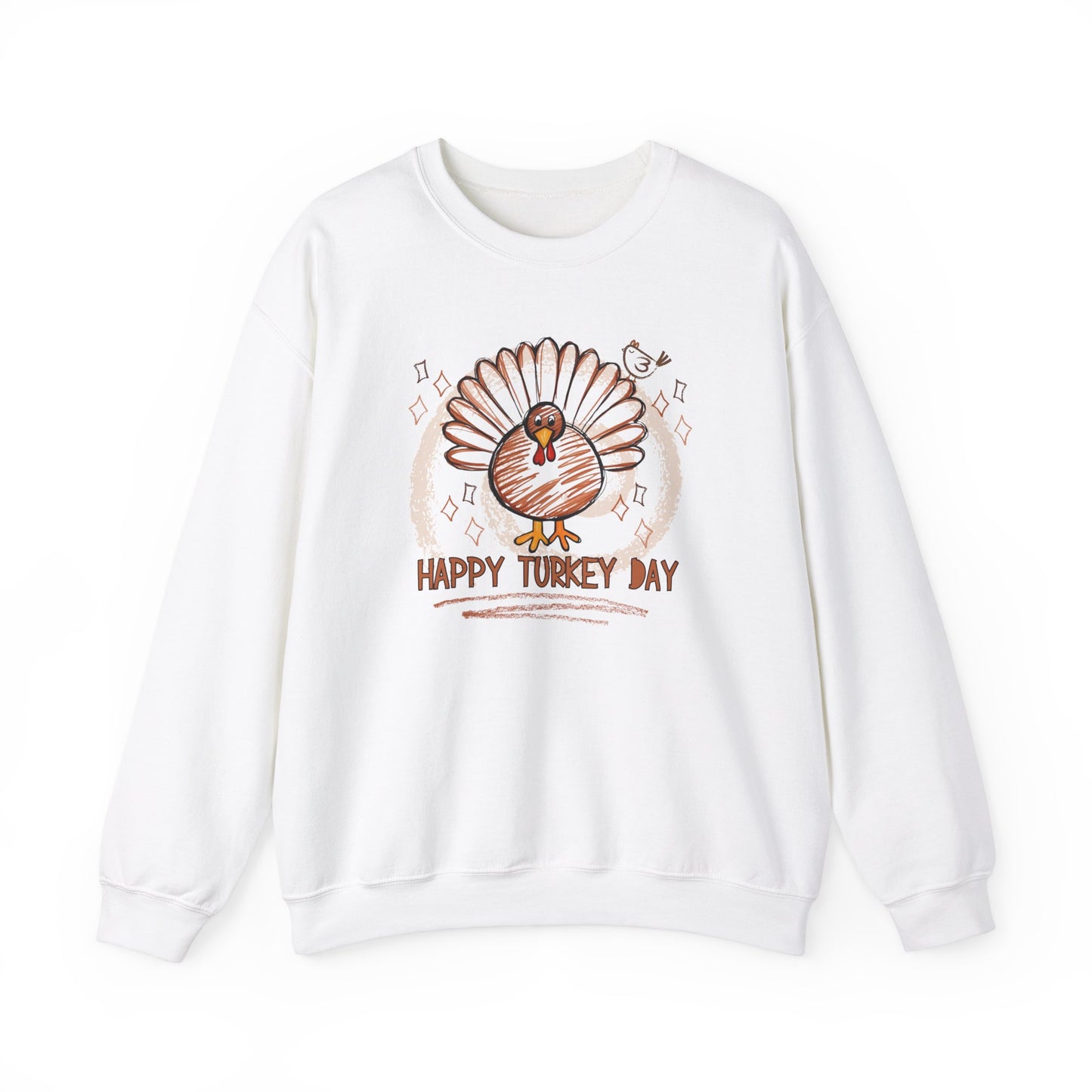 Happy Turkey Day Thanksgiving Holiday Sweatshirt