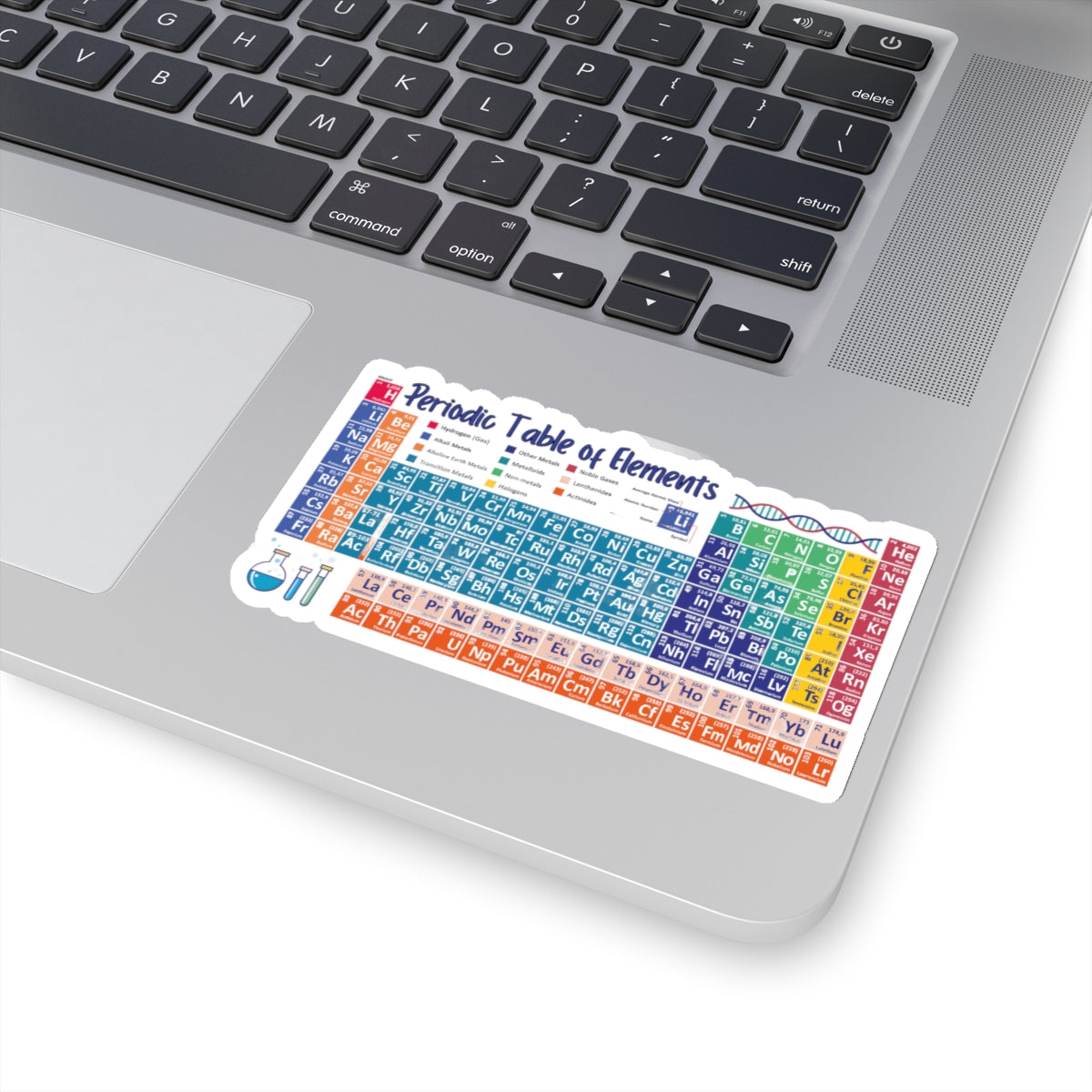 Scientific Periodic Table of Elements -Kiss-Cut Stickers