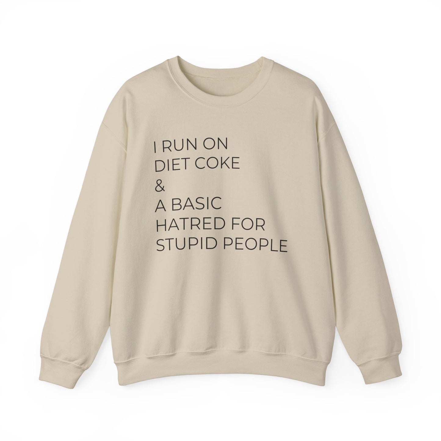 I Run on Diet Coke -Unisex Heavy Blend™ Crewneck Sweatshirt