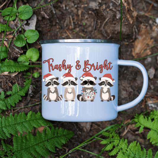 Trashy & Bright -Enamel Camping Mug