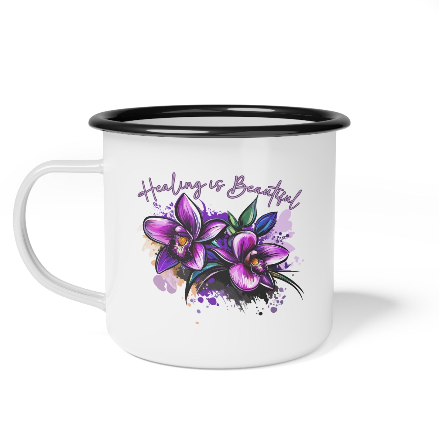 Healing is Beautiful -Enamel Camp Cup