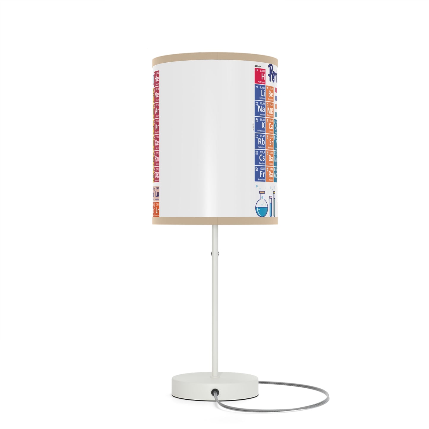 Scientific Periodic Table of Elements -Lamp on a Stand, US|CA plug