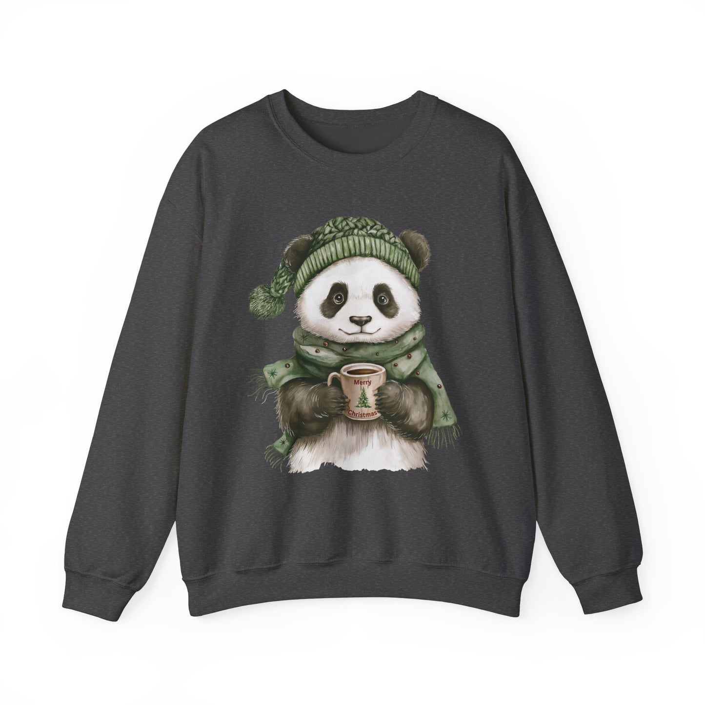 Merry Christmas Panda - Crewneck Sweatshirt