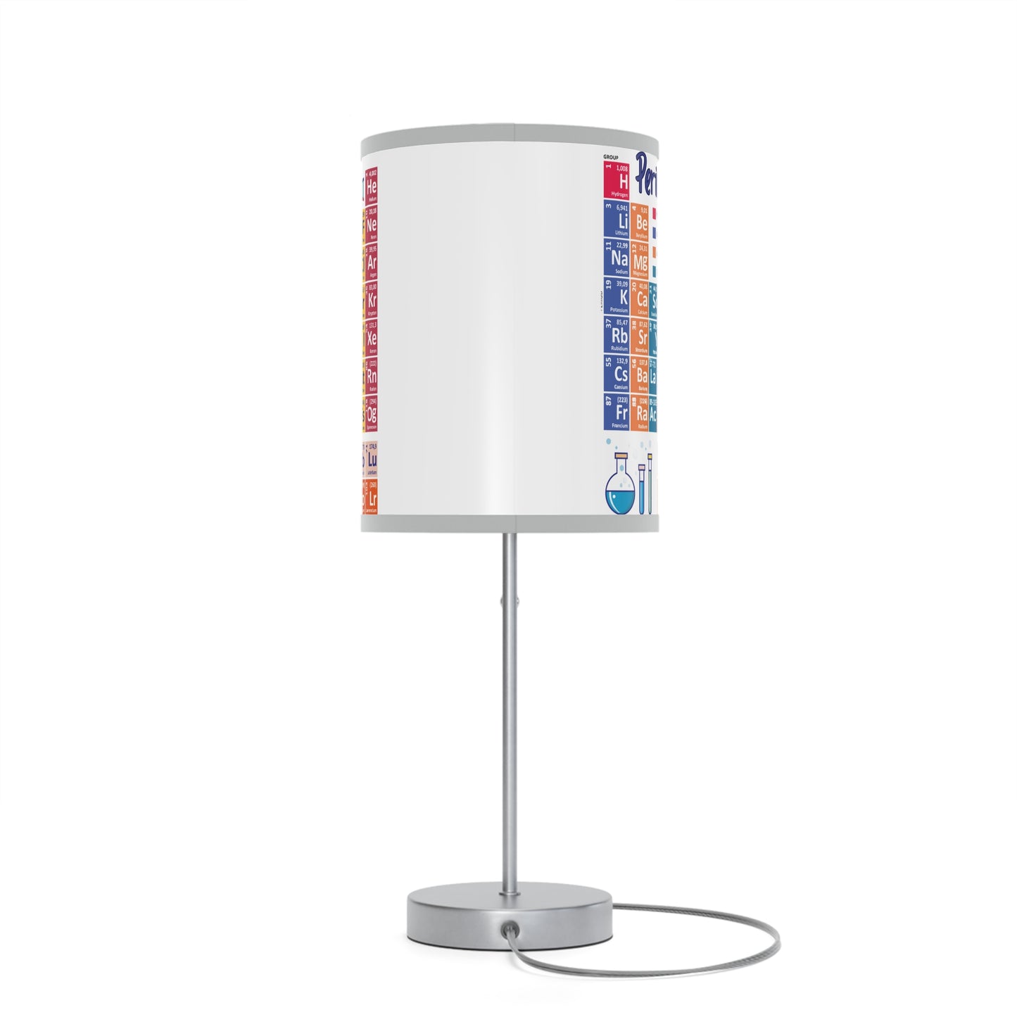 Scientific Periodic Table of Elements -Lamp on a Stand, US|CA plug