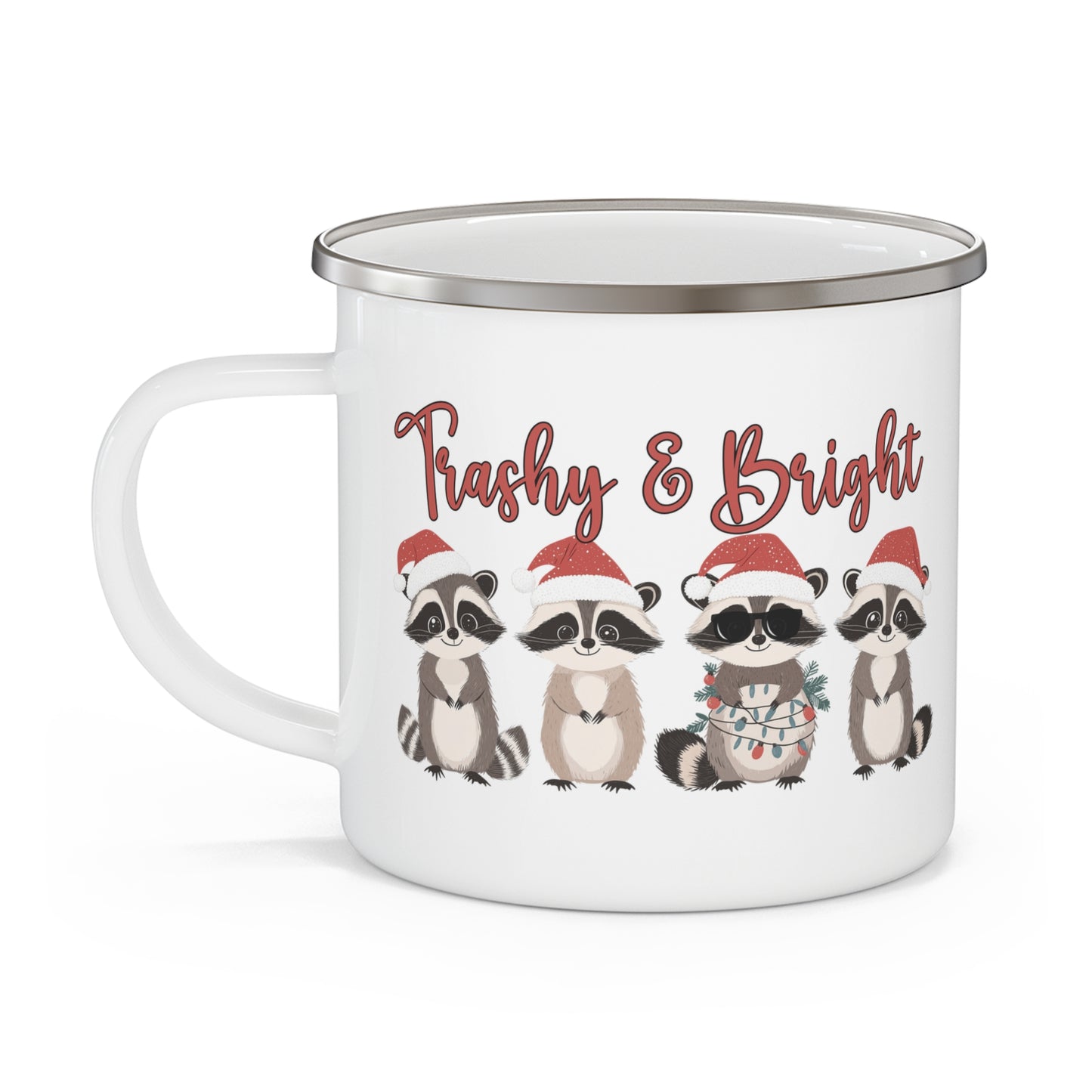 Trashy & Bright -Enamel Camping Mug