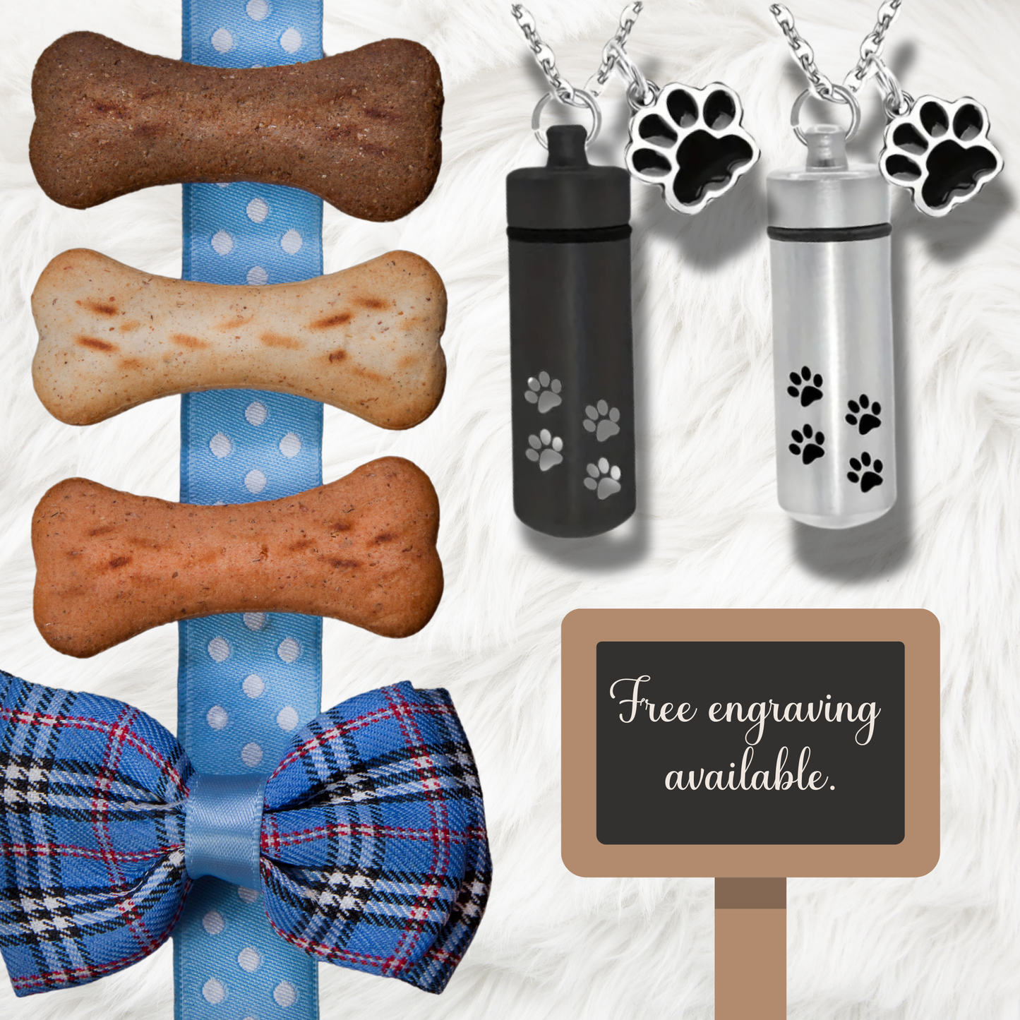 Keepsake Pet Memorial Urn Necklace (Free Engraving)