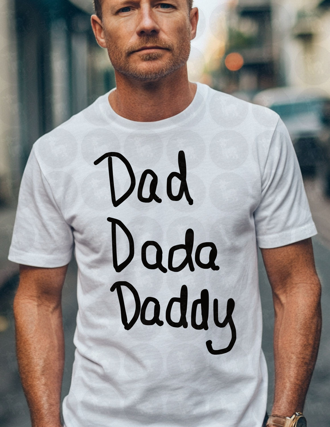Father's Day Design | Dad Dada Daddy Handwritten Art | Cute Minimalist Father’s Day Printable | Nursery or Playroom Decor for Dads